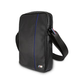 BMW Motorsport iPad / Tablet Bag 10" - Carbon Fibre Effect with Blue Stripe