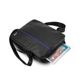 BMW Motorsport iPad / Tablet Bag 10" - Carbon Fibre Effect with Blue Stripe