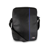 BMW Motorsport iPad / Tablet Bag 10" - Carbon Fibre Effect with Blue Stripe