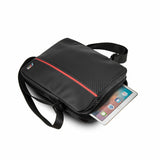 BMW Motorsport iPad / Tablet Bag 10" - Carbon Fibre Effect with Red Stripe