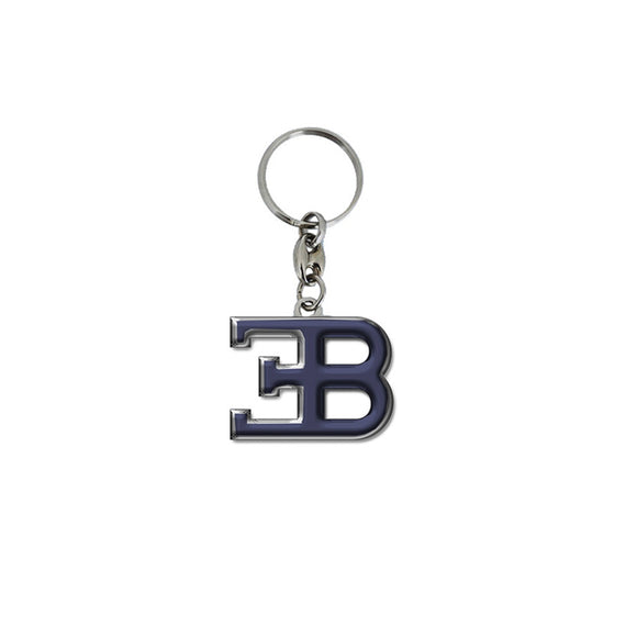 Bugatti Metal Logo Keyring - Official Licensed Merchandise