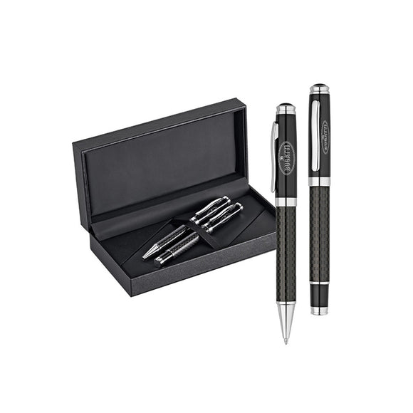 Bugatti Boxed Pen Set - Black - Official Licensed Merchandise