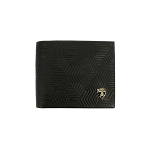 Lamborghini Genuine Y Print Leather Wallet - Official Lamborghini Merchandise