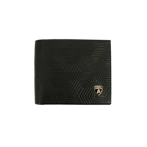 Lamborghini Genuine Y Print Leather Wallet - Official Lamborghini Merchandise