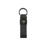 Lamborghini Y Print Leather Keyring - Official Lamborghini Merchandise