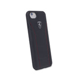 Scuderia Ferrari 488 Leather Hard Back Cover for iPhone 8 / 7 / 6S / 6 – Black with Red Stitching - Get FNKD - Licenced Automotive Apparel & Accessories