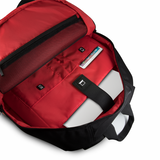 Ferrari Urban Collection 15" Backpack Bag Rucksack Black with Grey & Red Piping - Get FNKD - Licenced Automotive Apparel & Accessories