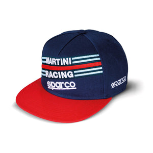 Sparco Martini Racing Flat Brim Cap - Blue / Red