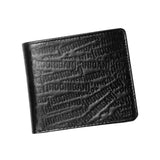 Hoonigan Scatter Print Wallet - Black - Genuine 100% Leather