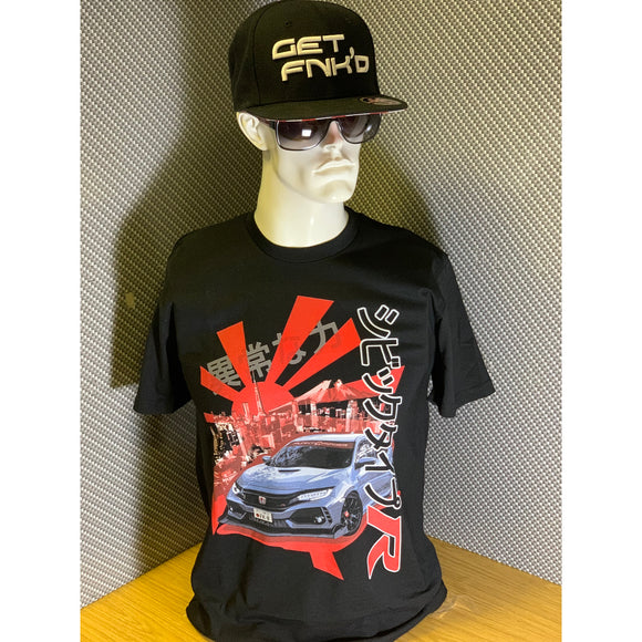 Get FNKD New Age Hero FK8 Civic Type R T-Shirt - Black