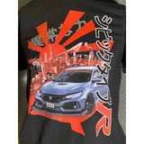 Get FNKD New Age Hero FK8 Civic Type R T-Shirt - Black