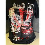 Get FNKD JDM Legends R34 Skyline GT-R T-Shirt - Black