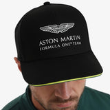 Aston Martin Cognizant F1 Team Cap Hat - BLACK - Official AMCF1 Merchandise