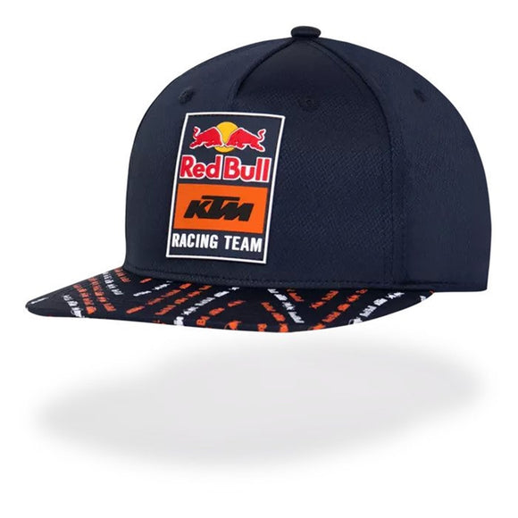 NEW 2022 Red Bull KTM Racing Team Twist Flat Brim Cap Hat - Navy - Official Factory Racing Shop Product