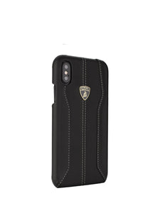 Lamborghini Huracan D1 Leather Back Case for iPhone 8 / 7 / 6S / 6 - Black - Get FNKD - Licenced Automotive Apparel & Accessories