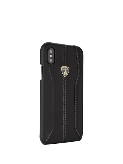 Lamborghini Huracan D1 Leather Back Case for iPhone 8 / 7 / 6S / 6 - Black - Get FNKD - Licenced Automotive Apparel & Accessories