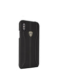 Lamborghini Huracan D1 Leather Back Case for iPhone 8 / 7 / 6S / 6 - Black - Get FNKD - Licenced Automotive Apparel & Accessories
