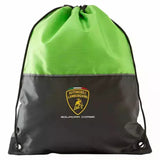 Lamborghini Squadra Corse Draw String Pull Bag - Black - Official Lamborghini Merchandise