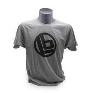 Liberty Walk Circle Logo T-SHIRT - GREY - (LBCT02) - Official Liberty Walk Merchandise