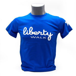 Liberty Walk Royal Blue T-SHIRT - BLUE - (LBCT09) - Official Liberty Walk Merchandise