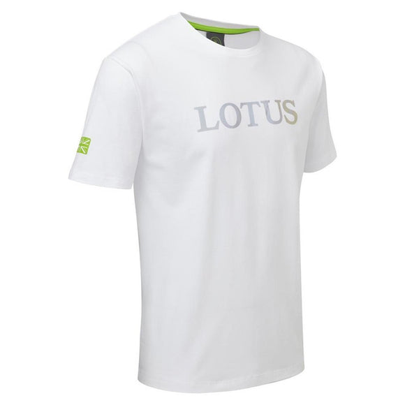 Lotus Cars Men’s T-Shirt - White - Official Lotus Merchandise Product