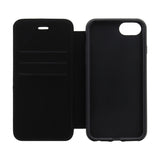 Official Licenced Mercedes-Benz Genuine Leather Organic II Book Case  – Black – for iPhone 8 / 7 / 6S / 6