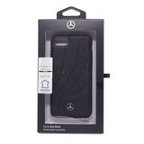Official Licenced Mercedes-Benz Genuine Leather Hard Back Case – Black – for iPhone 8 / 7 / 6S / 6 - Get FNKD - Licenced Automotive Apparel & Accessories