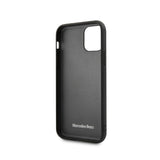 Official Mercedes Benz Genuine Leather Phone Case Cover - for iPhone 11 Pro - Black - Get FNKD - Licenced Automotive Apparel & Accessories