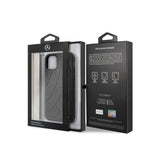 Official Mercedes Benz Genuine Leather Phone Case Cover - for iPhone 11 Pro - Black - Get FNKD - Licenced Automotive Apparel & Accessories