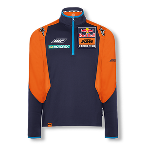 Red Bull KTM Racing Official Teamline Sweater Sweatshirt - Blue / Orange - Official Factory Racing Shop Product by Alpinestars