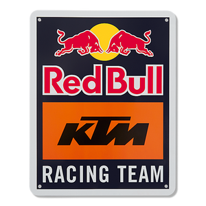 Red Bull KTM Racing Team Metal Sign - Official Factory Racing Shop Product