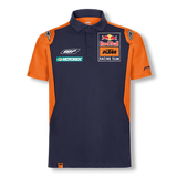 Red Bull KTM Racing Official Teamline Polo - Blue / Orange - Official Factory Racing Shop Product by Alpinestars