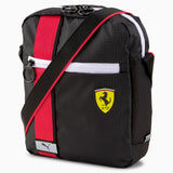 2021 Scuderia Ferrari Adults PUMA Large Portable Shoulder Travel Tablet Man Bag - Black - Official Scuderia Ferrari Merchandise