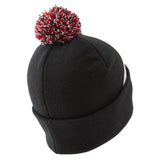 Toyota Gazoo Racing Knitted Beanie Bobble Pom Pom Hat - BLACK - Official Licensed Toyota Gazoo Racing Merchandise