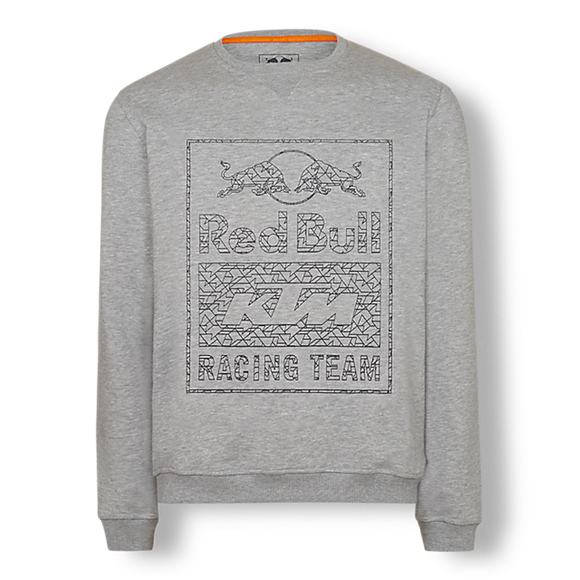 Red Bull KTM Racing Wireframe Crewneck Sweatshirt - Grey - Official Factory Racing Shop Product