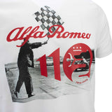 Alfa Romeo 110th Anniversary Mens T-Shirt - WHITE - Official Apparel