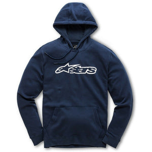 Alpinestars Blaze Fleece Hoodie - Blue / White - Genuine Alpinestars Product