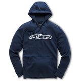 Alpinestars Blaze Fleece Hoodie - Blue / White - Genuine Alpinestars Product