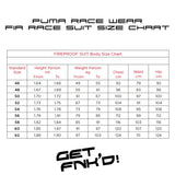 Puma Race Wear Unisex T7 FIA Approved Race Suit - Black / Blue / Red - Official Puma Race Wear