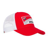 Ducati Corse Racing MotoGP Baseball Trucker Hat Cap - Red / White - Official Licensed Ducati Corse Merchandise
