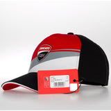 Ducati Corse Racing MotoGP Baseball Hat Cap - Black / Red - Official Licensed Ducati Corse Merchandise
