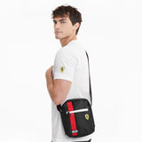 2021 Scuderia Ferrari Adults PUMA Large Portable Shoulder Travel Tablet Man Bag - Black - Official Scuderia Ferrari Merchandise