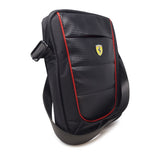 Scuderia Ferrari 10" Tablet / iPad Bag Manbag - in Black & Red - Get FNKD - Licenced Automotive Apparel & Accessories