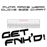 Puma Race Wear Super Light Weight GT7 FIA Approved Gloves - Black / Red / White - Official Puma Race Wear