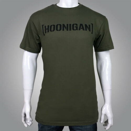 Hoonigan Mens Bracket Logo T-Shirt - Get FNKD - Licenced Automotive Apparel & Accessories