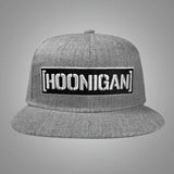 Hoonigan Censor Bar Snapback Baseball Cap - Get FNKD - Licenced Automotive Apparel & AccessoriesHoonigan Censor Bar Snapback Flat Brim Hat Cap - Grey