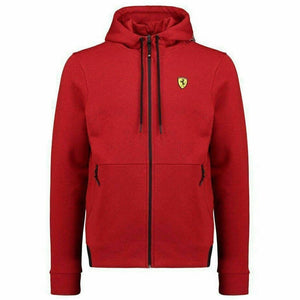 Scuderia Ferrari F1™ Full Zip Men's Hoodie - RED - Official Licensed Fan Wear