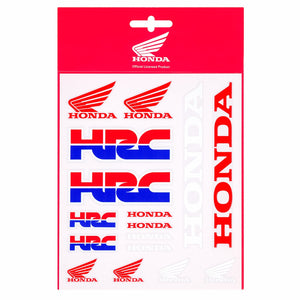 2020 Honda HRC MotoGP Sticker Sheet Bike Decals - Official Licensed Honda HRC Merchandise