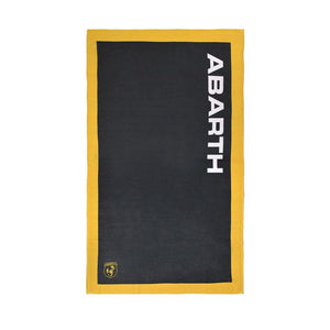 Abarth Beach Towel - 90 x 160 CM - Grey / Yellow - Official Merchandise