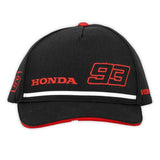 2022 Marc Marquez MotoGP Mid Visor Dual Honda 93 Cap Hat - Anthracite - Official Licensed Merchandise